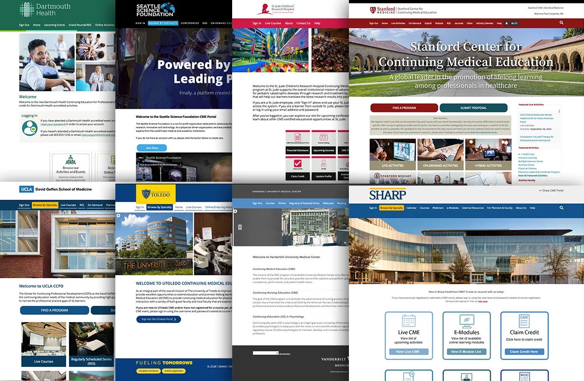 CloudCME branded portals