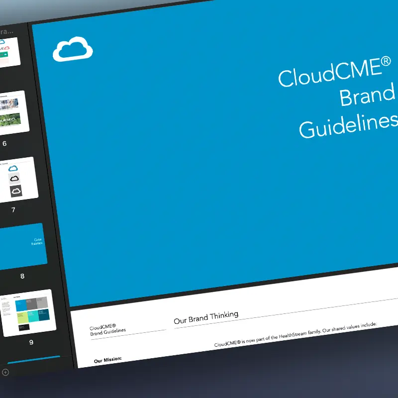 Gallery Image - Sample section of a corporate branding guide